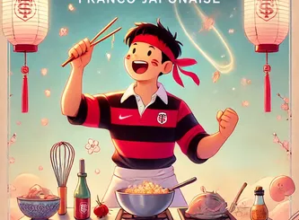 Affiche de la mêlée des saveurs franco-japonaises