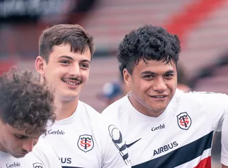 Lucas Vignères & Sialevailea Tolofua après un match 25/26