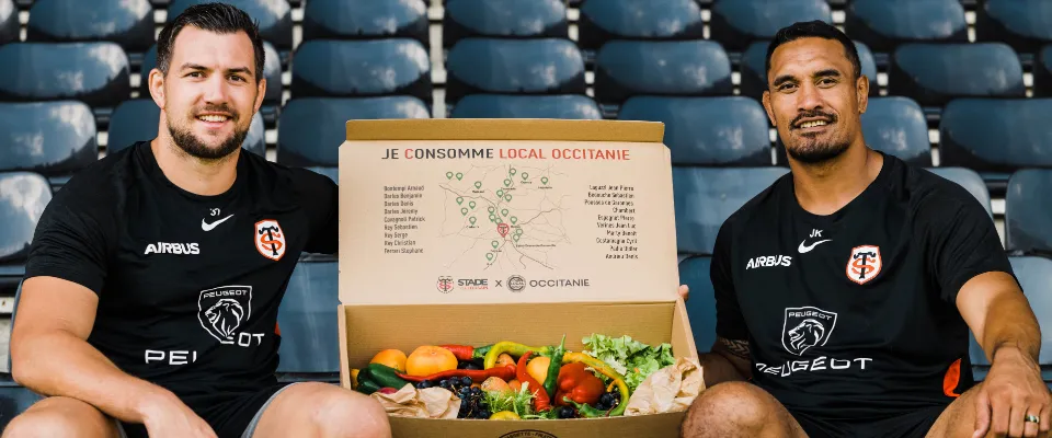 Le Stade Toulousain et son Fonds de Dotation sont heureux de s'associer à C-Local Occitanie afin de vous offrir la possibilité de consommer des fruits et légumes exclusivement Occitans.